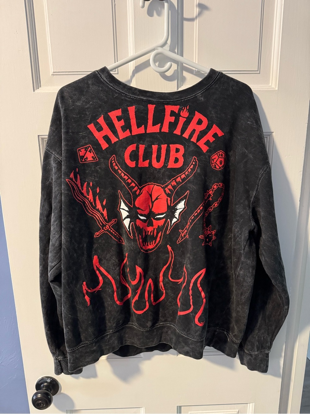Stranger Things Hellfire Club sweatshirt